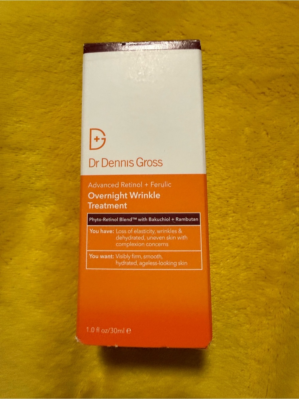 Dr. Dennis Gross Overnight Wrinkle Treatment – Orange